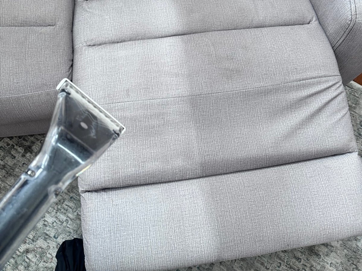 Stain and odor removal in a Raleigh, NC home, pet urine subsurface treatment complete